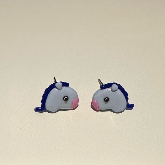 BTS BT21 Universtar MANG J-Hope Earrings Kpop Handmade polymer clay - Picture 2 of 4